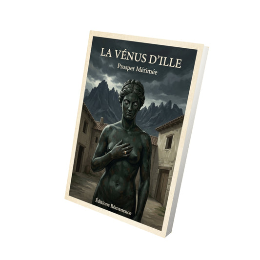 Livre La Vénus d'Ille - Prosper Mérimée - Vue 3D - Editions Remanence