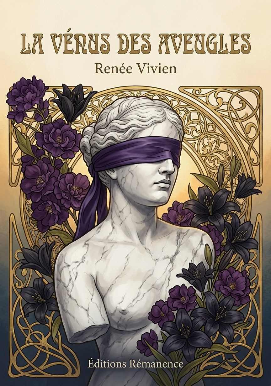 Livre La Vénus des Aveugles par Renée Vivien - Couverture - Editions Remanence
