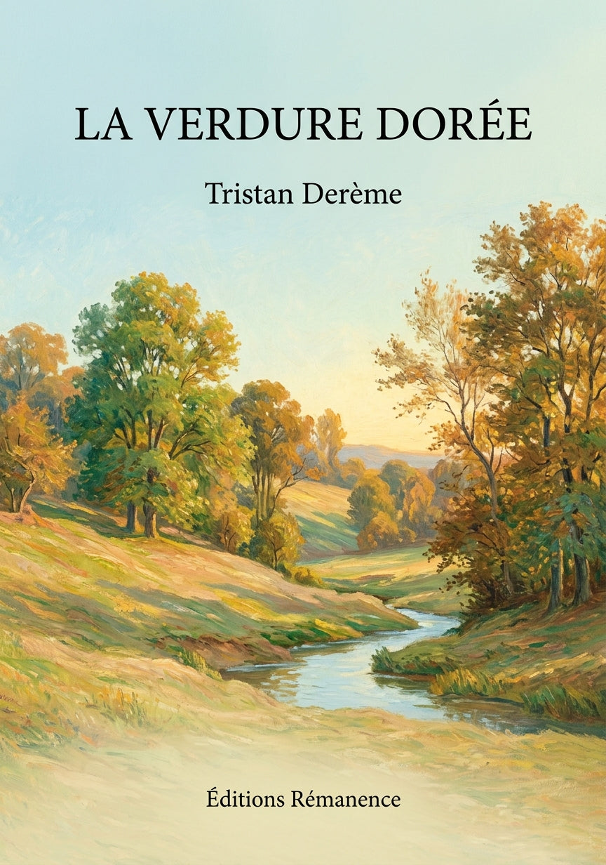 Livre La Verdure dorée par Tristan Derème - Couverture - Editions Remanence