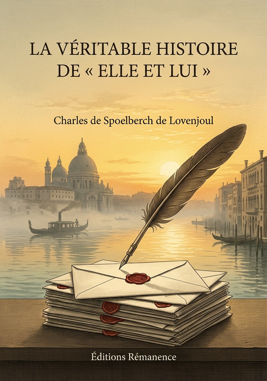 Livre La Véritable Histoire de « Elle et Lui » par Charles de Spoelberch de Lovenjoul - Couverture - Editions Remanence