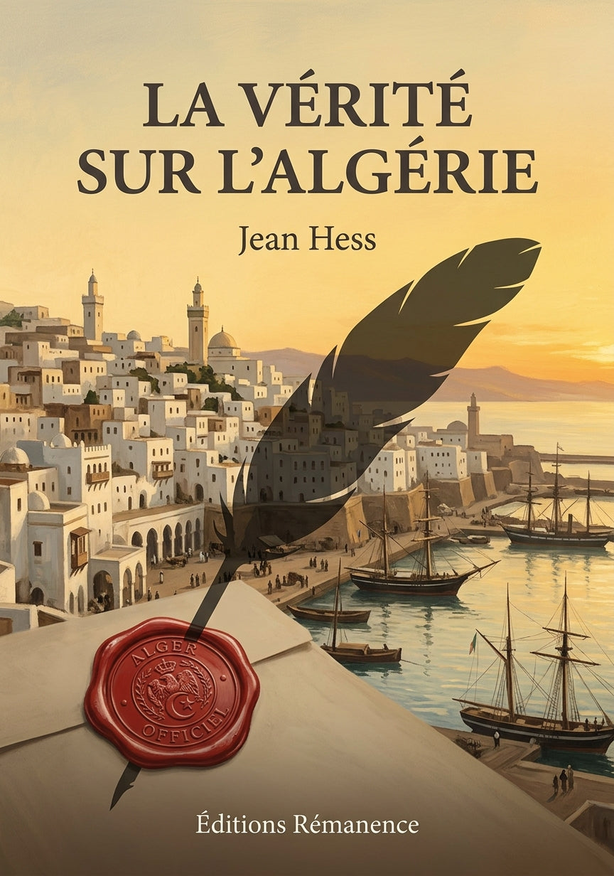 Livre La Vérité sur l’Algérie par Jean Hess - Couverture - Editions Remanence