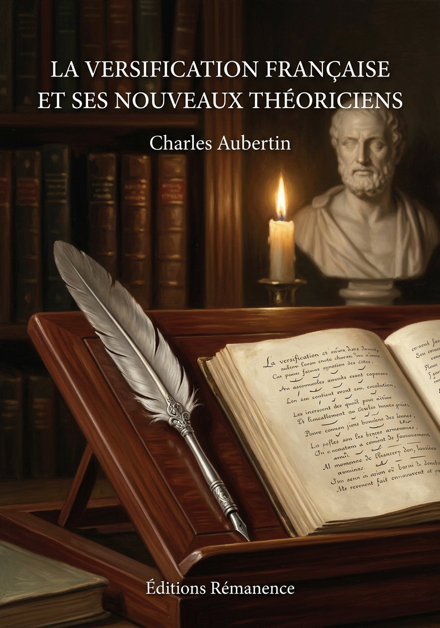 Livre La Versification française et ses nouveaux théoriciens par Charles Aubertin - Couverture - Editions Remanence