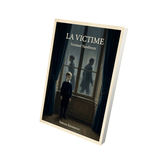 Livre La victime - Fernand Vandérem - Vue 3D - Editions Remanence