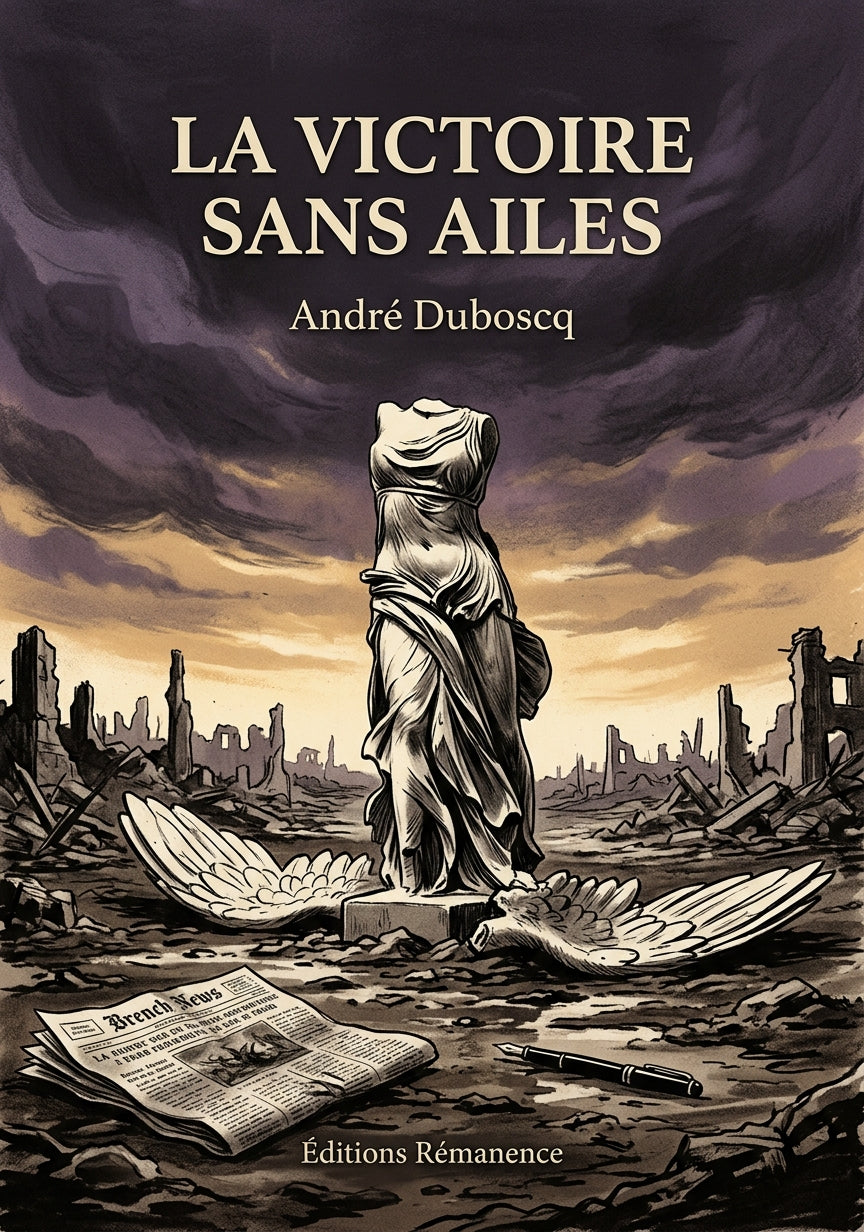 Livre La Victoire sans ailes par André Duboscq - Couverture - Editions Remanence