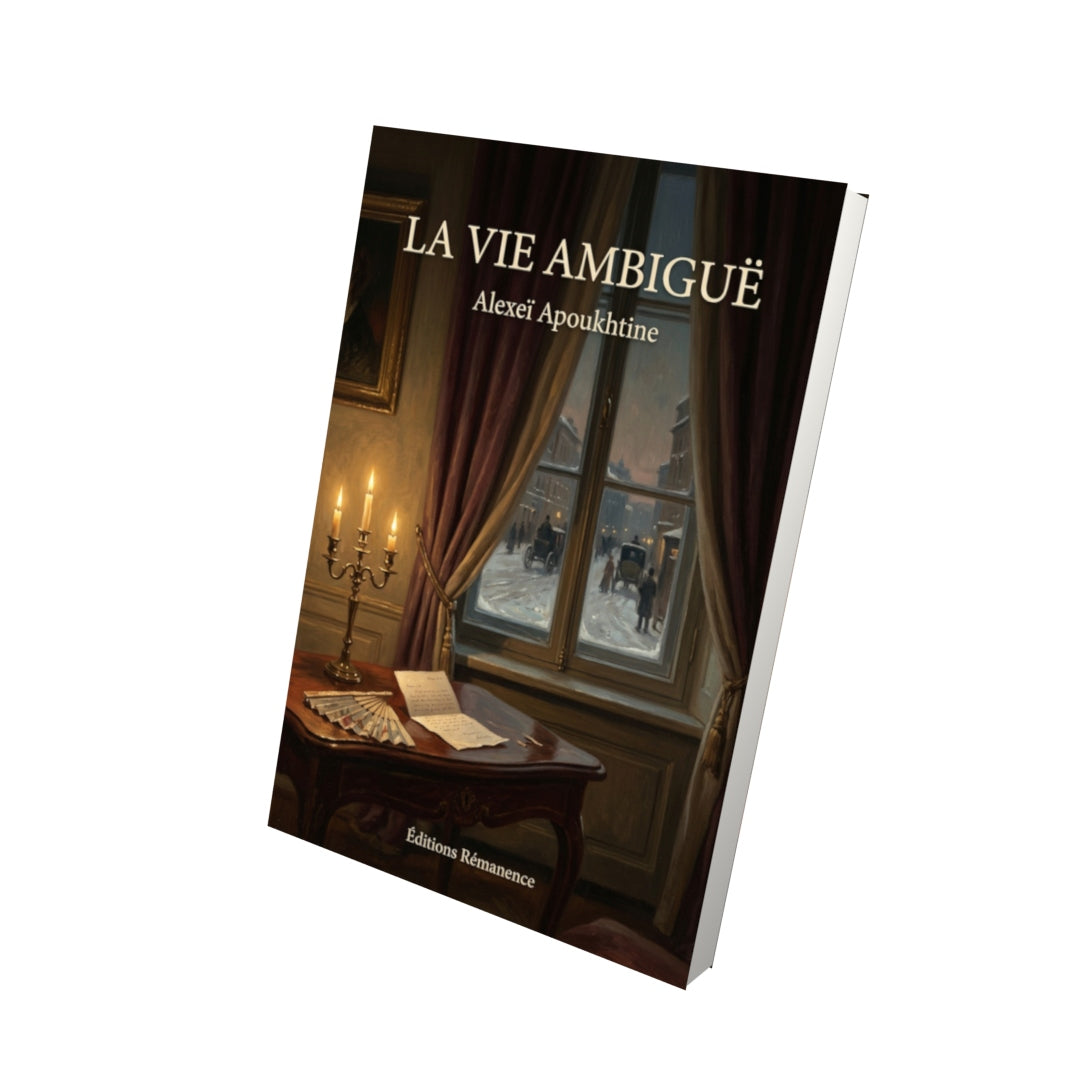 Livre La Vie ambiguë par Alexeï Apoukhtine - Vue 3D - Editions Remanence