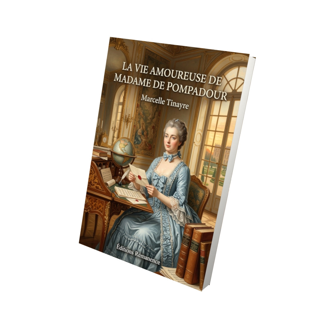 Livre La Vie amoureuse de Madame de Pompadour par Marcelle Tinayre - Vue 3D - Editions Remanence
