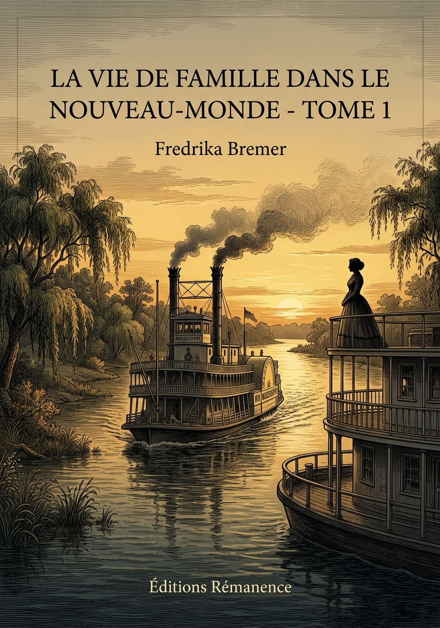 Livre La Vie de famille dans le Nouveau-Monde - Tome 2 par Fredrika Bremer - Couverture - Editions Remanence