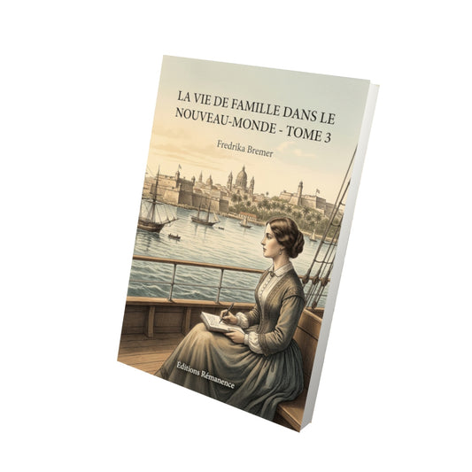 Livre La Vie de famille dans le Nouveau-Monde - Tome 3 par Fredrika Bremer - Vue 3D - Editions Remanence