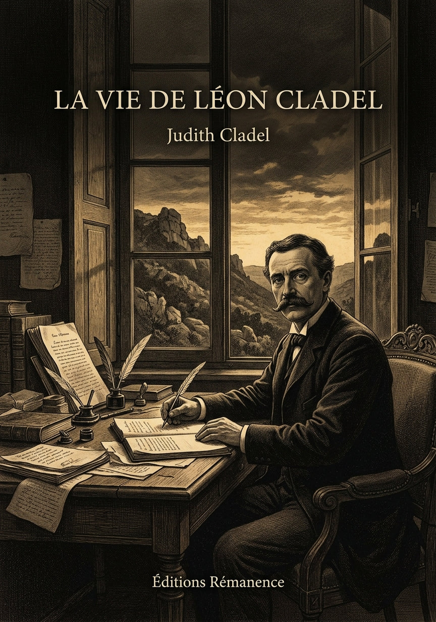 Livre La Vie de Léon Cladel par Judith Cladel - Couverture - Editions Remanence