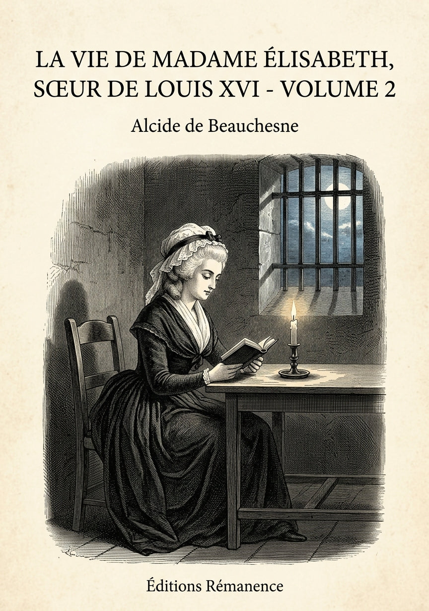 La Vie de Madame Élisabeth, sœur de Louis XVI - Volume 2 - Alcide de Beauchesne (Couverture)