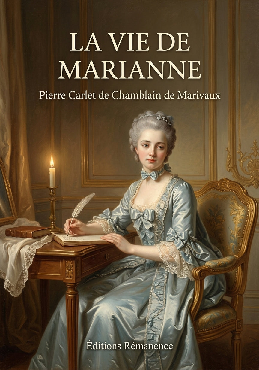 Livre La Vie de Marianne par Pierre Carlet de Chamblain de Marivaux - Couverture - Editions Remanence