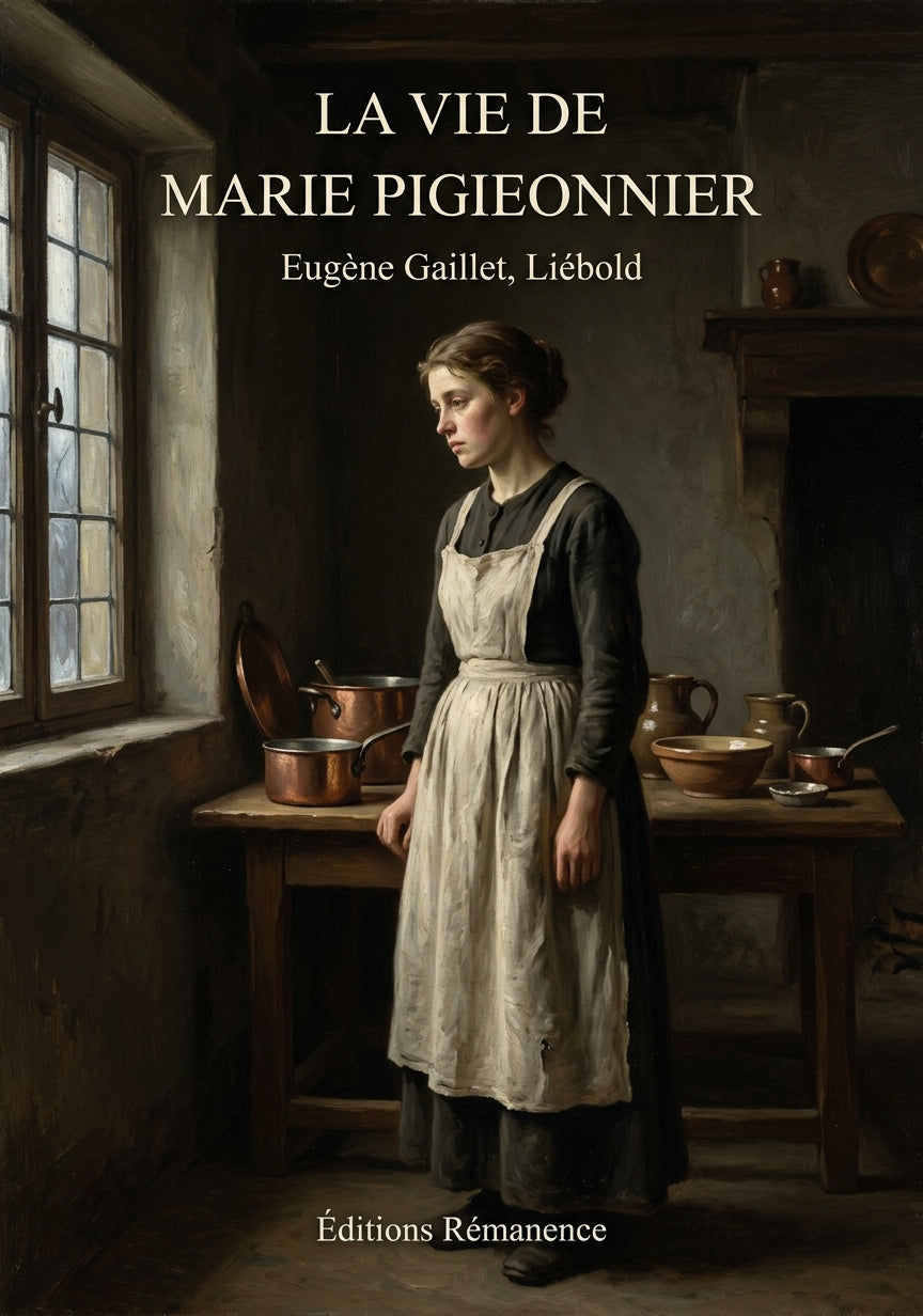 Livre La vie de Marie Pigeonnier par Eugène Gaillet, Liébold - Couverture - Editions Remanence