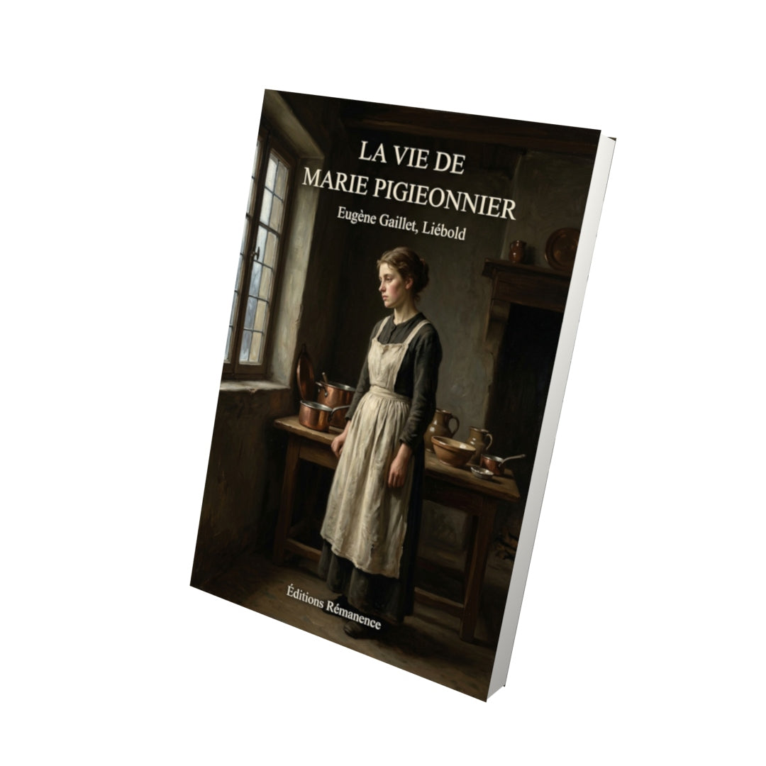Livre La vie de Marie Pigeonnier par Eugène Gaillet, Liébold - Vue 3D - Editions Remanence