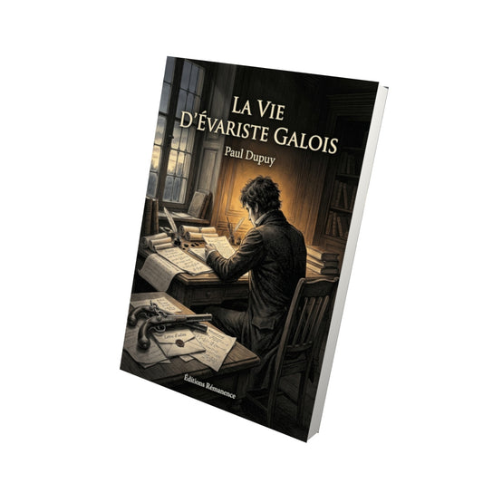 Livre La vie d’Évariste Galois par Paul Dupuy - Vue 3D - Editions Remanence