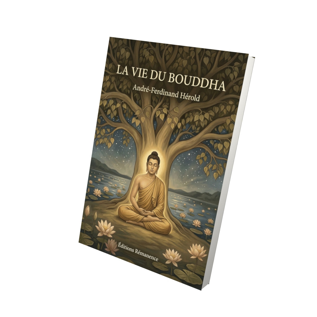 Livre La Vie du Bouddha par André-Ferdinand Hérold - Vue 3D - Editions Remanence