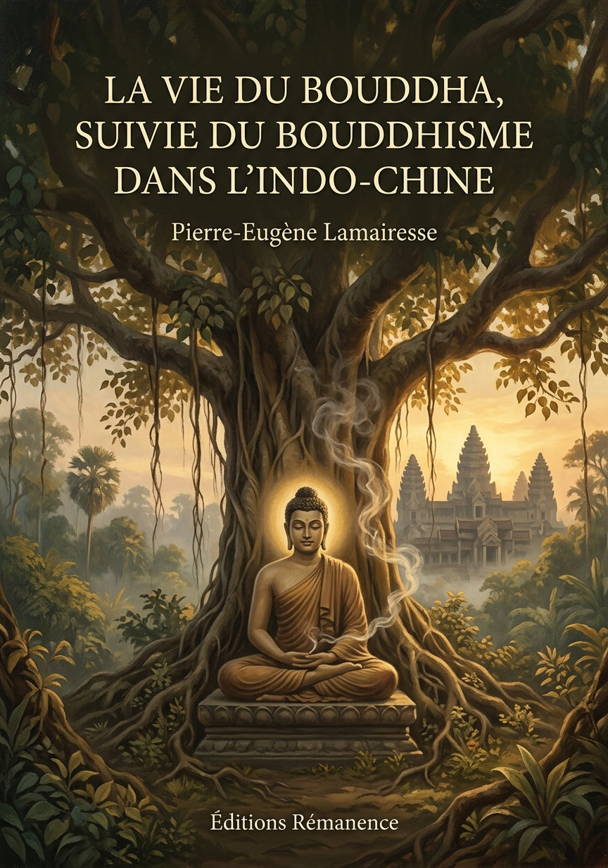 Livre La Vie du Bouddha, suivie du Bouddhisme dans l’Indo-Chine par Pierre-Eugène Lamairesse - Couverture - Editions Remanence