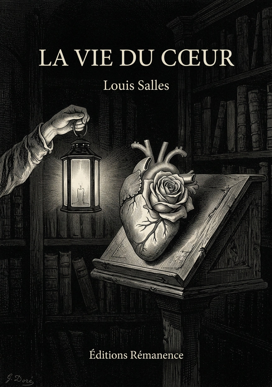 Livre La Vie du cœur par Louis Salles - Couverture - Editions Remanence