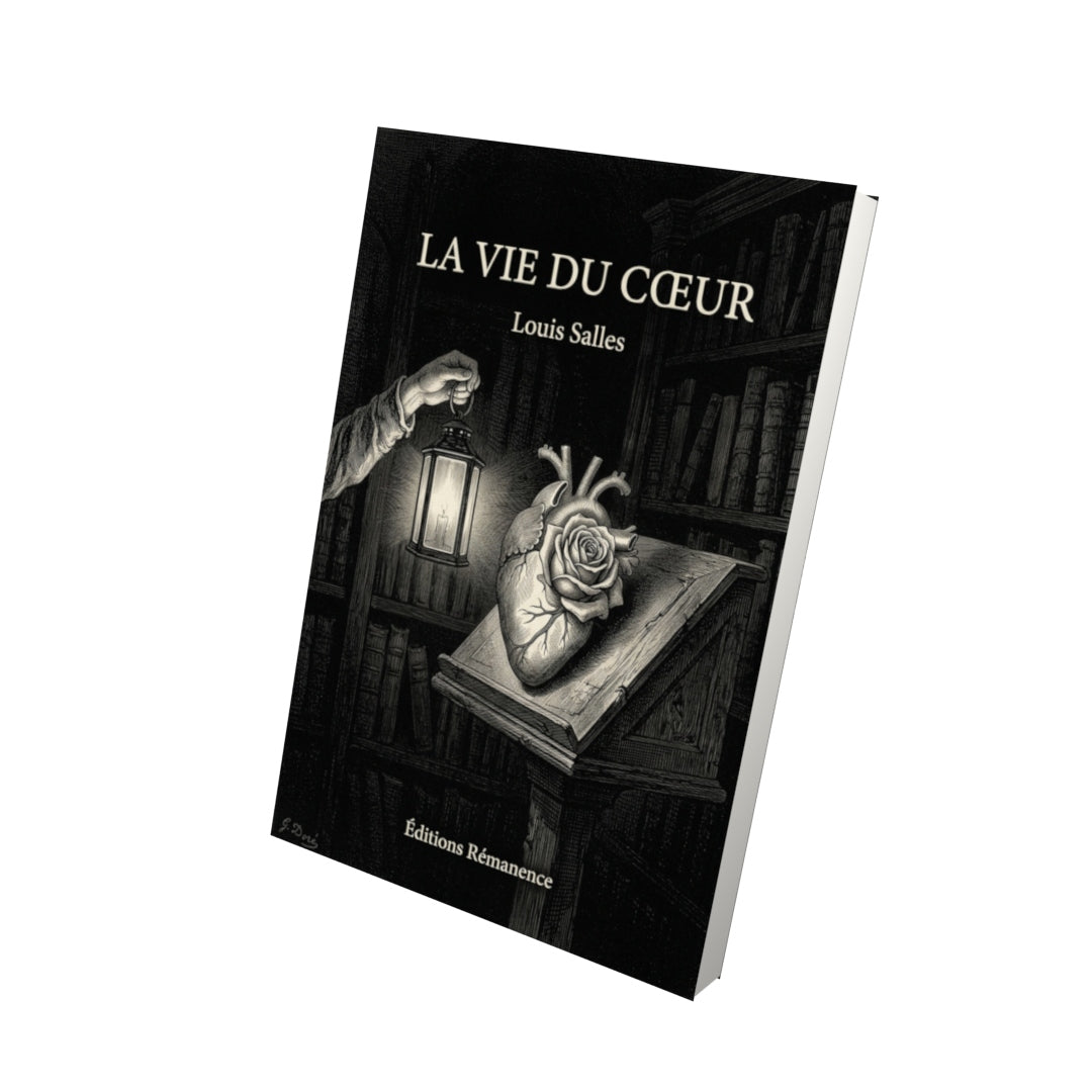 Livre La Vie du cœur par Louis Salles - Vue 3D - Editions Remanence