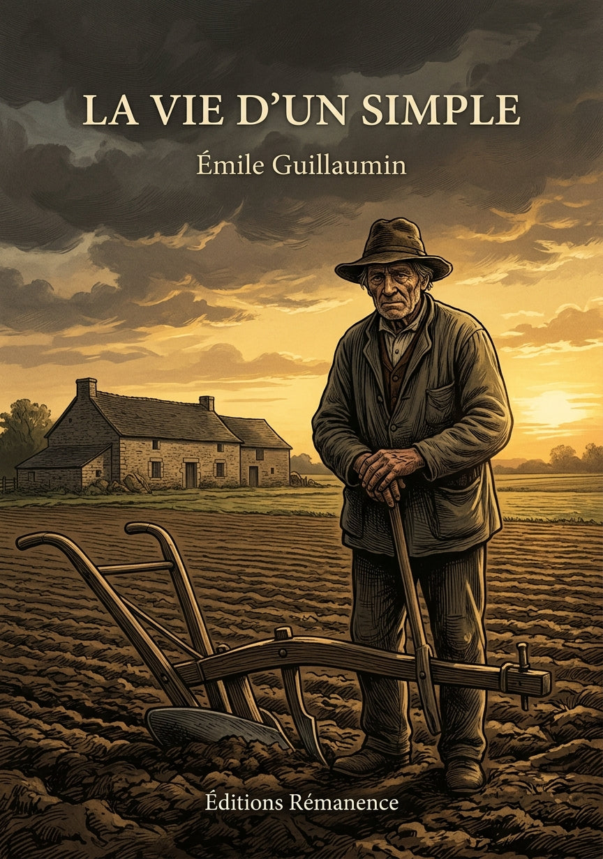 Livre La Vie d’un simple par Émile Guillaumin - Couverture - Editions Remanence