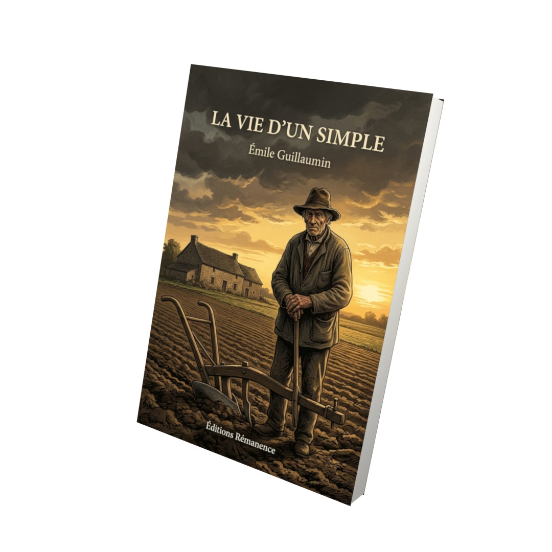 Livre La Vie d’un simple par Émile Guillaumin - Vue 3D - Editions Remanence