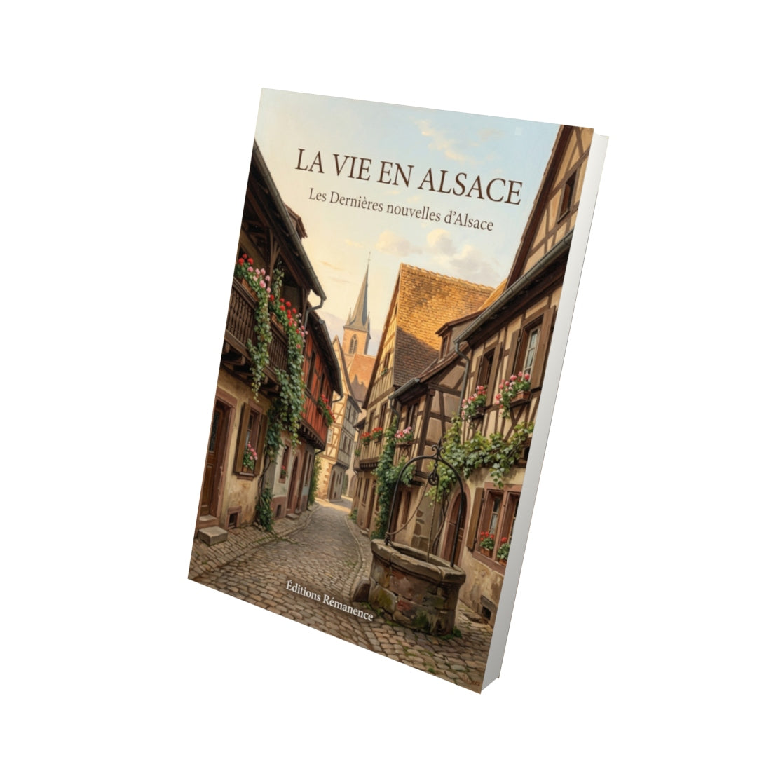 Livre La Vie en Alsace par Les Dernières nouvelles d'Alsace - Vue 3D - Editions Remanence