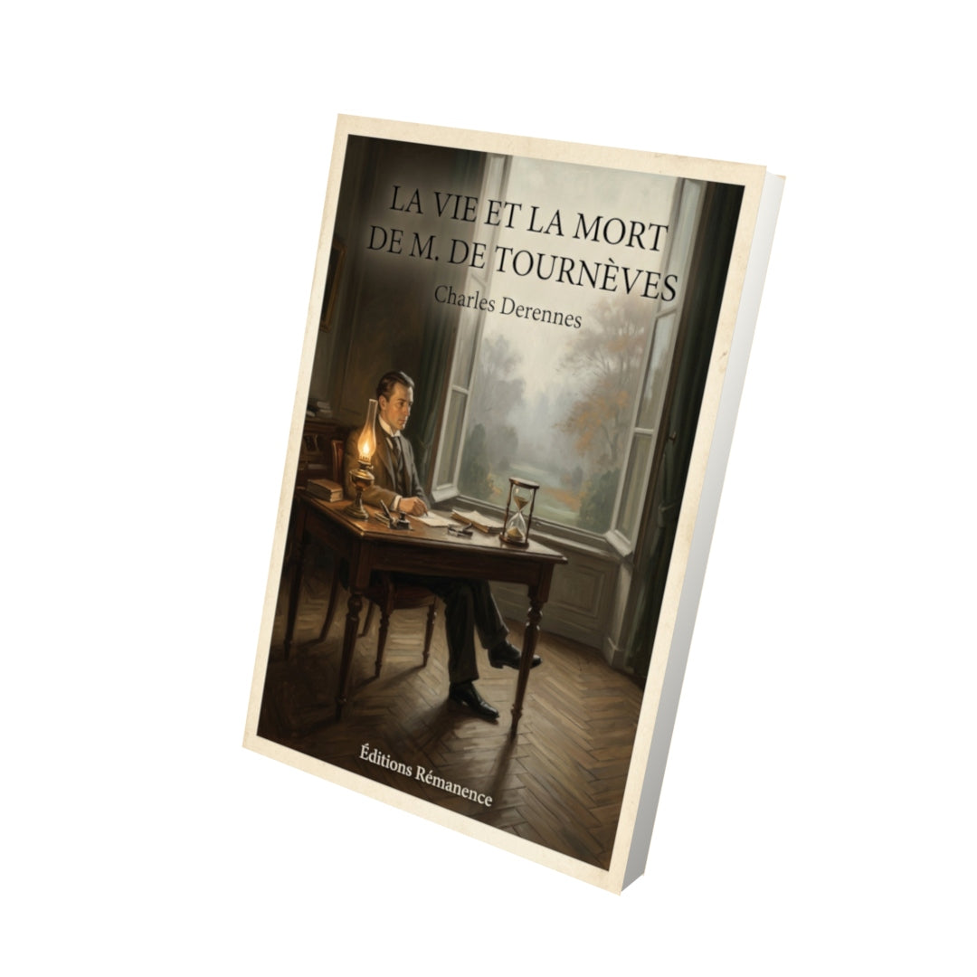 Livre La vie et la mort de M. de Tournèves - Charles Derennes - Vue 3D - Editions Remanence