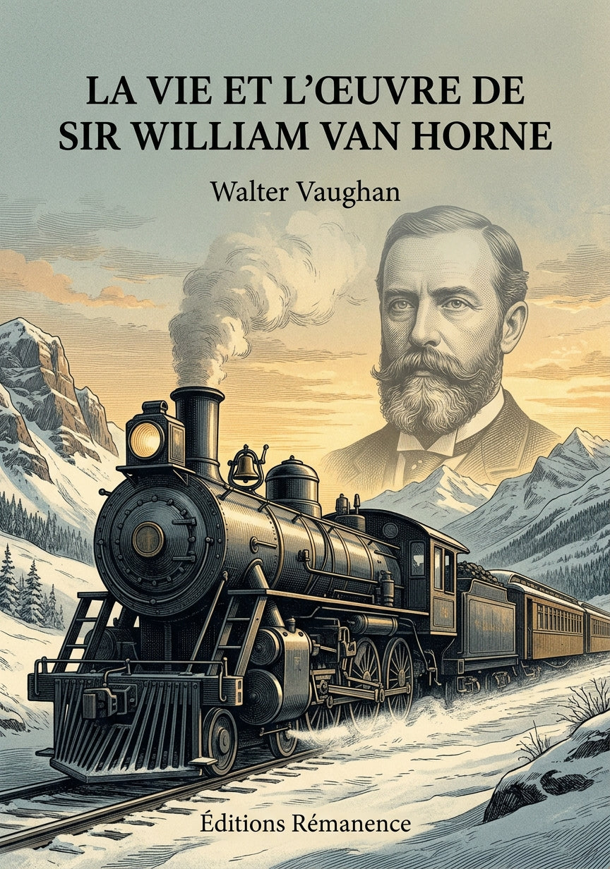 Livre La vie et l’œuvre de Sir William Van Horne par Walter Vaughan - Couverture - Editions Remanence