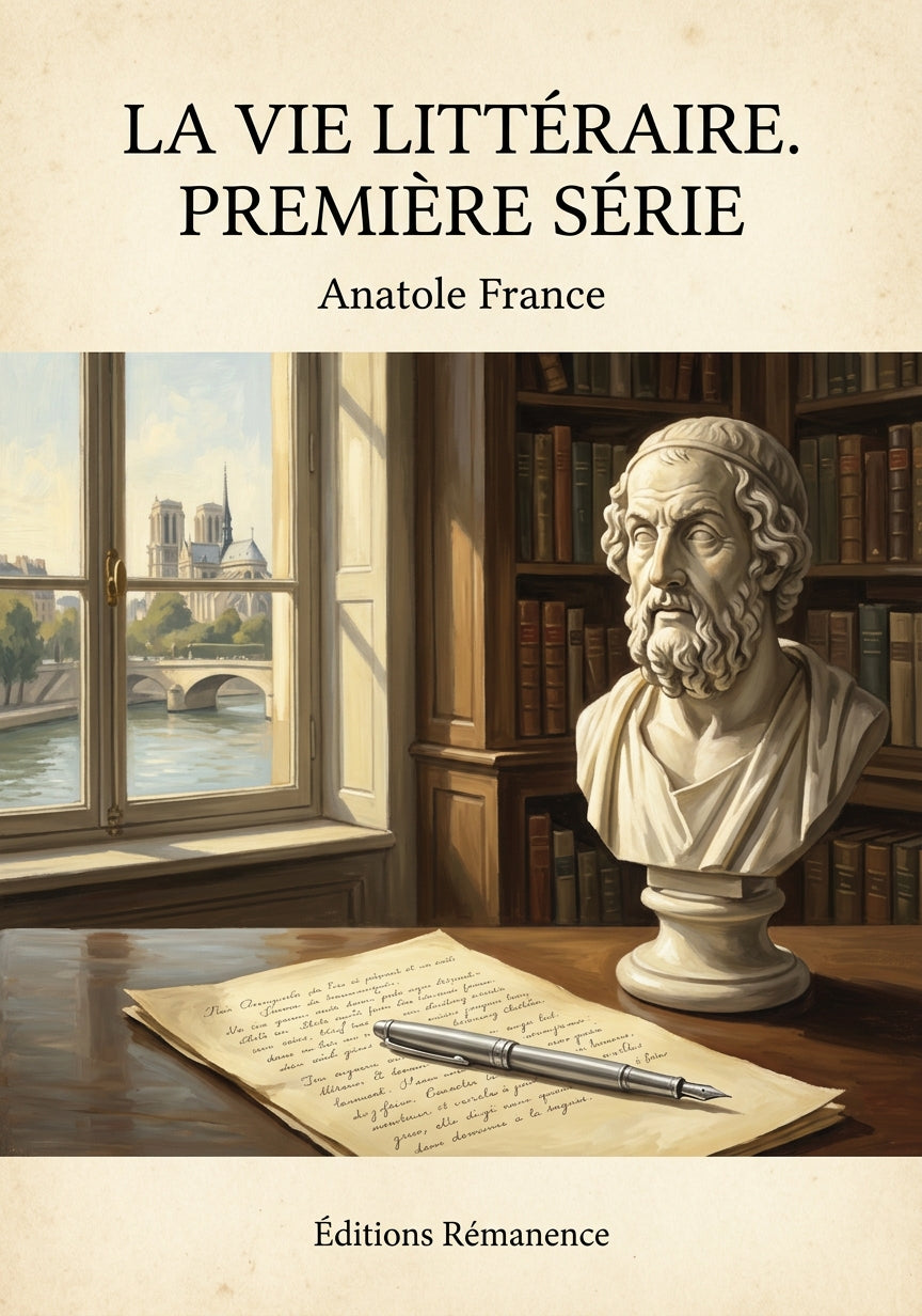 La vie littéraire. Première série - Anatole France (Couverture)