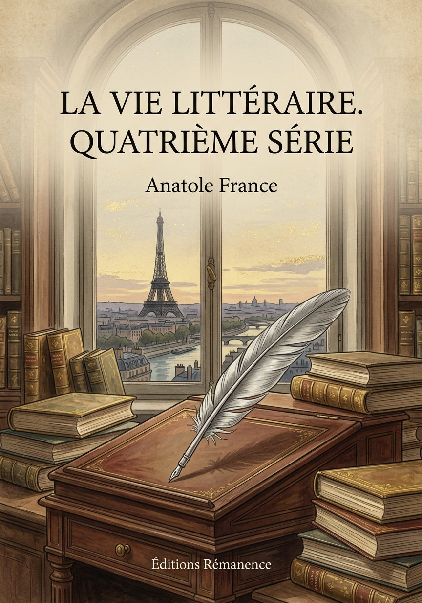La vie littéraire. Quatrième série - Anatole France (Couverture)