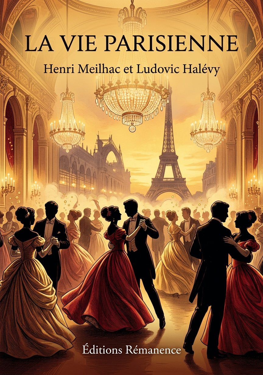 Livre La Vie parisienne par Henri Meilhac et Ludovic Halévy - Couverture - Editions Remanence
