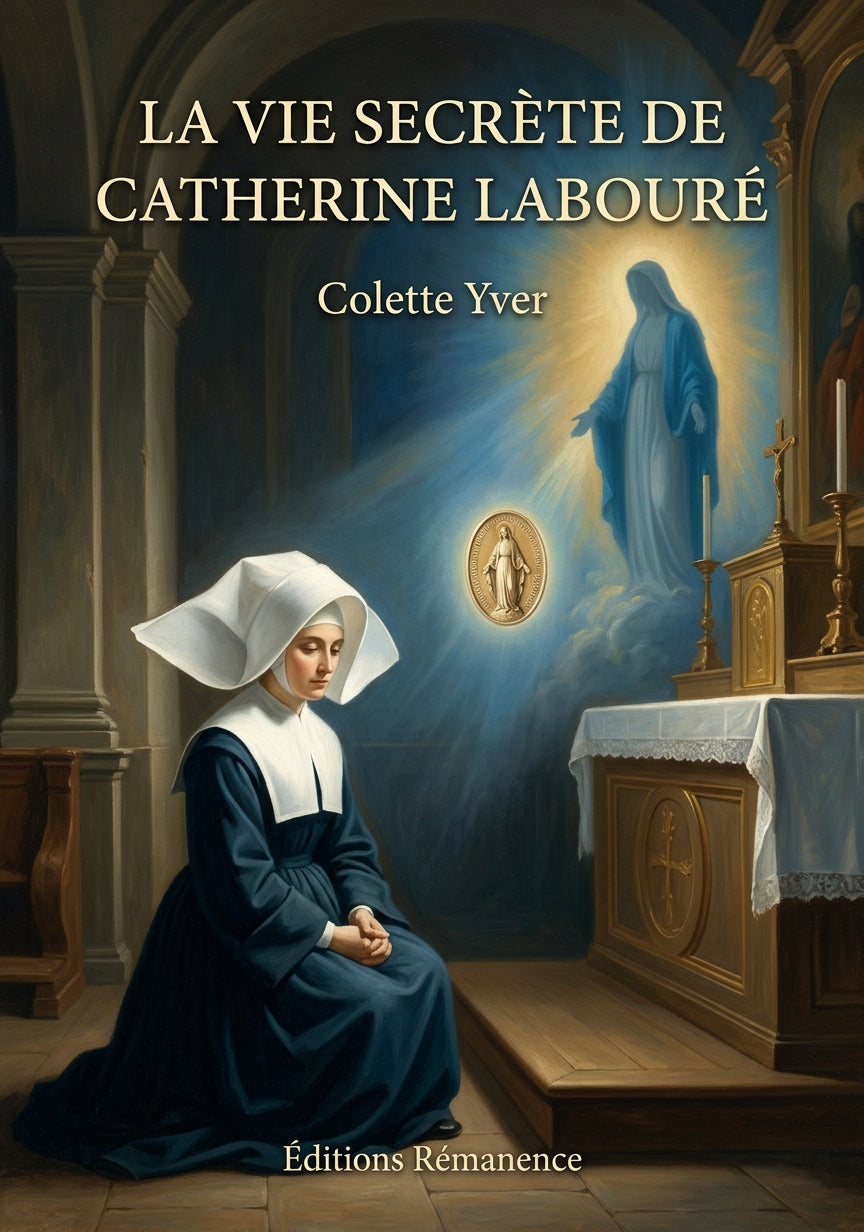 Livre La Vie secrète de Catherine Labouré par Colette Yver - Couverture - Editions Remanence
