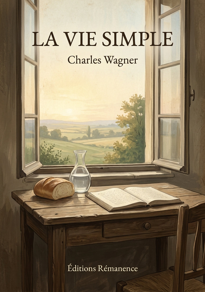 La vie simple - Charles Wagner (Couverture)