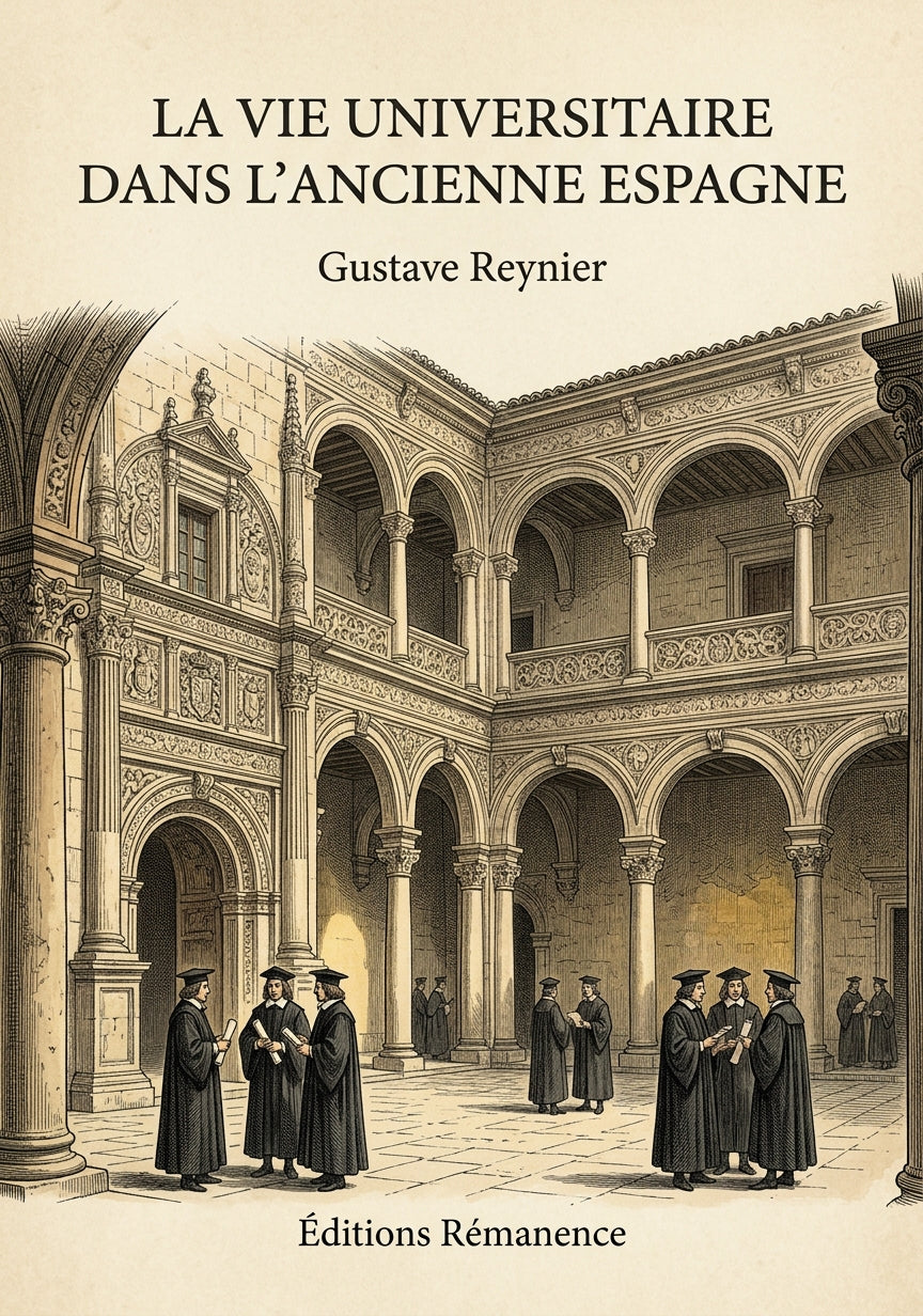 La Vie Universitaire dans l'Ancienne Espagne - Gustave Reynier (Couverture)