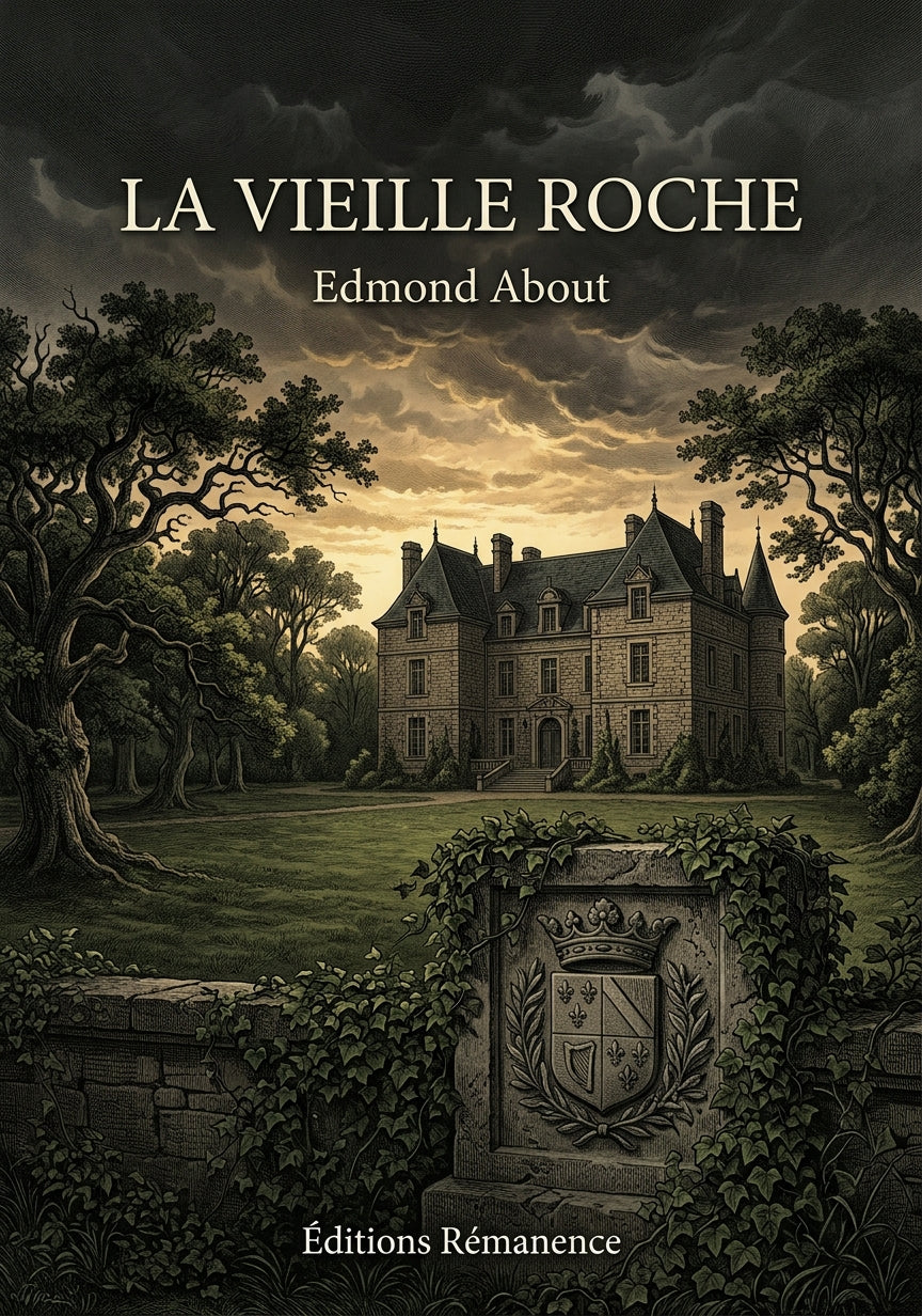 Livre La Vieille Roche par Edmond About - Couverture - Editions Remanence