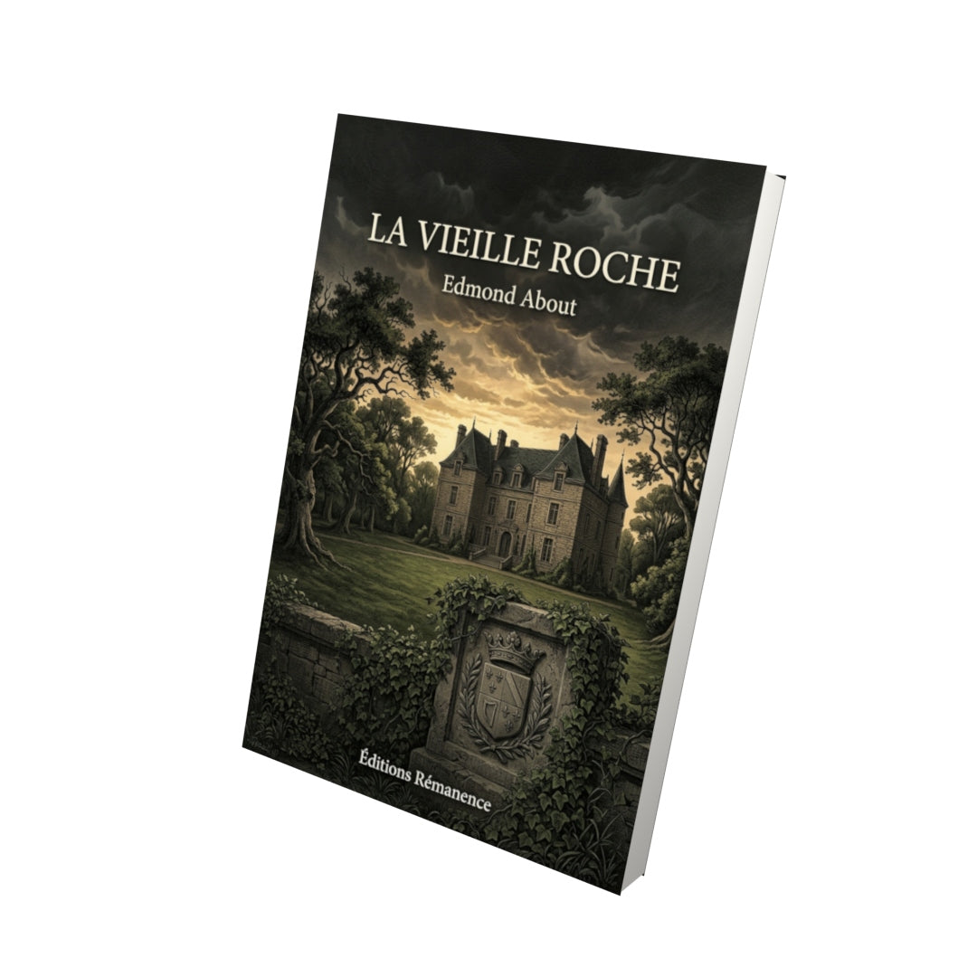Livre La Vieille Roche par Edmond About - Vue 3D - Editions Remanence