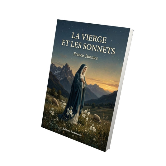 Livre La Vierge et les Sonnets par Francis Jammes - Vue 3D - Editions Remanence