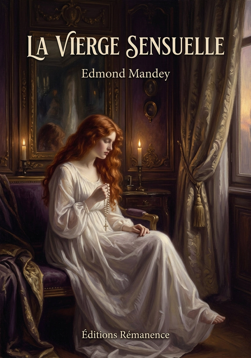 Livre La Vierge sensuelle par Edmond Mandey - Couverture - Editions Remanence