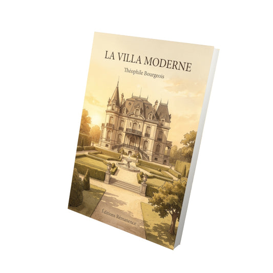 Livre La Villa Moderne par Théophile Bourgeois - Vue 3D - Editions Remanence