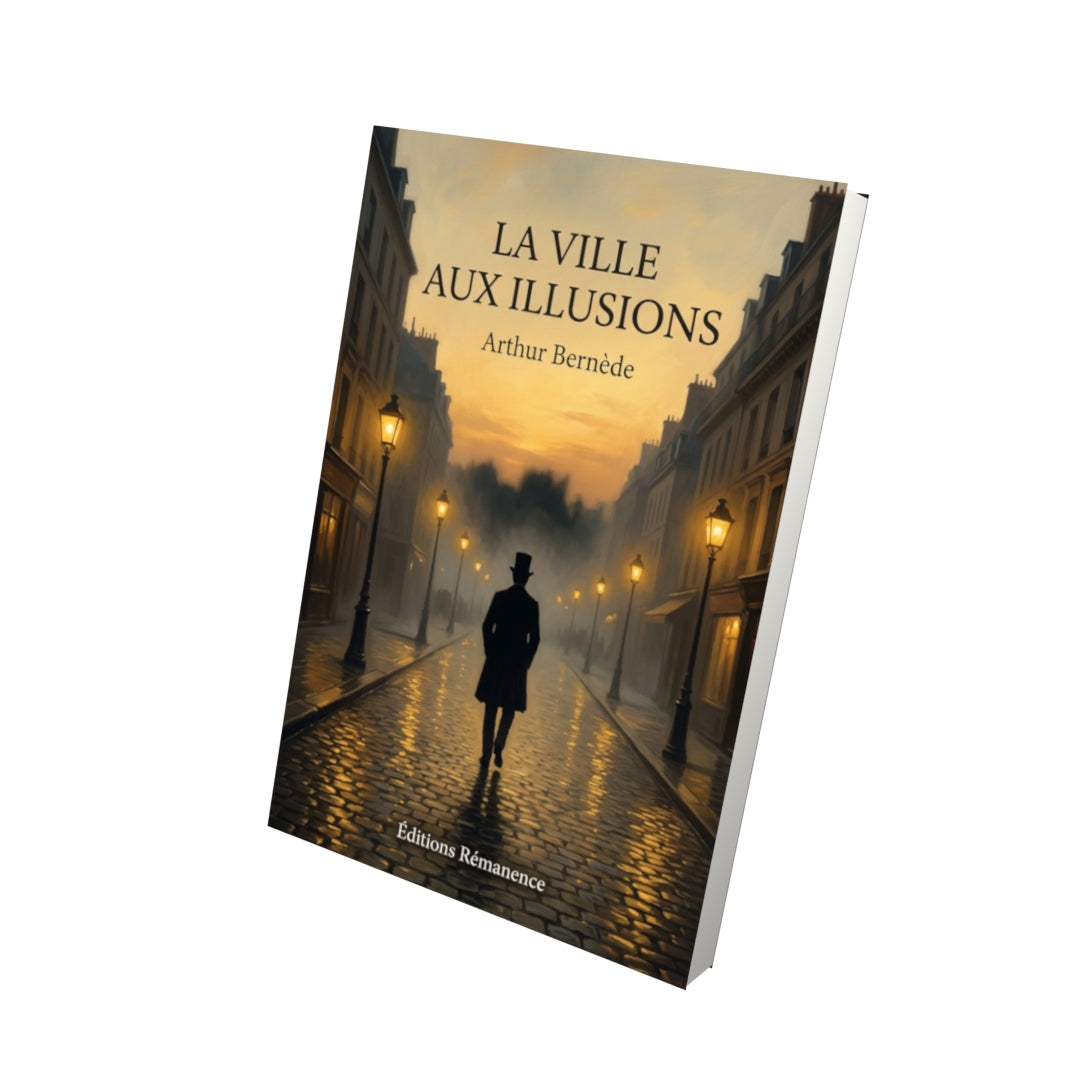 Livre La Ville aux illusions par Arthur Bernède - Vue 3D - Editions Remanence
