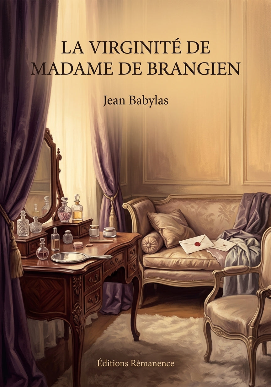 Livre La Virginité de madame de Brangien par Jean Babylas - Couverture - Editions Remanence