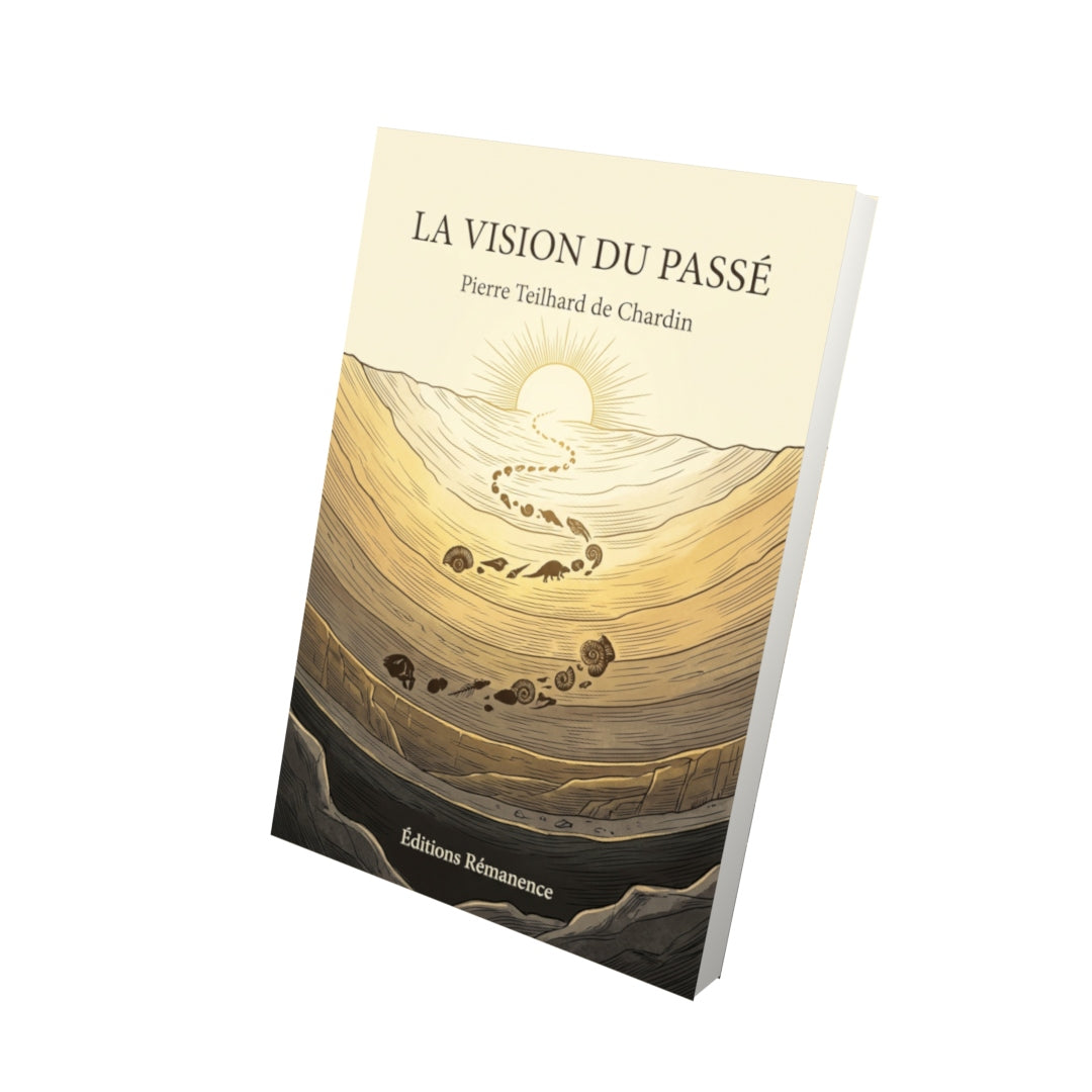 Livre La Vision du Passé par Pierre Teilhard de Chardin - Vue 3D - Editions Remanence