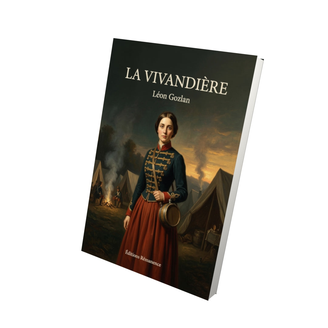 Livre La Vivandière par Léon Gozlan - Vue 3D - Editions Remanence