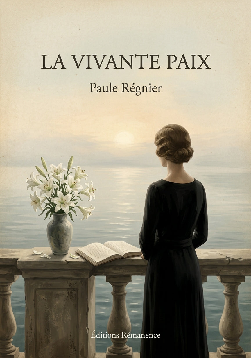 La vivante paix - Paule Régnier (Couverture)