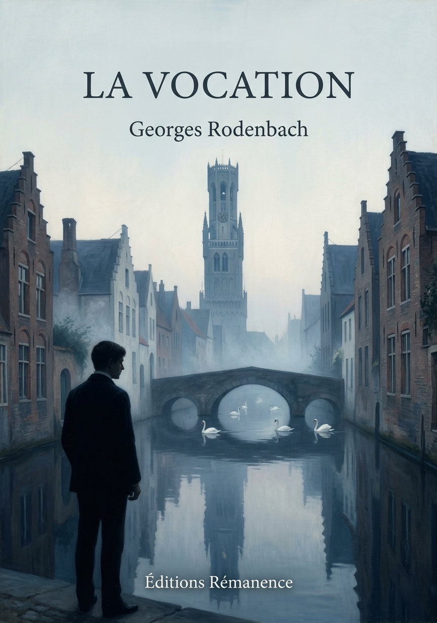 Livre La Vocation par Georges Rodenbach - Couverture - Editions Remanence