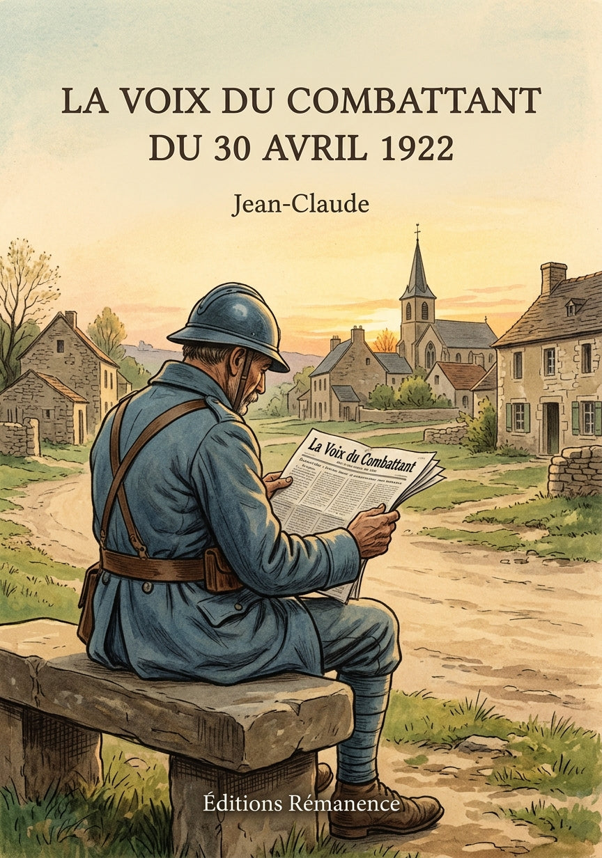 Livre La Voix du combattant du 30 avril 1922 par Jean-Claude - Couverture - Editions Remanence