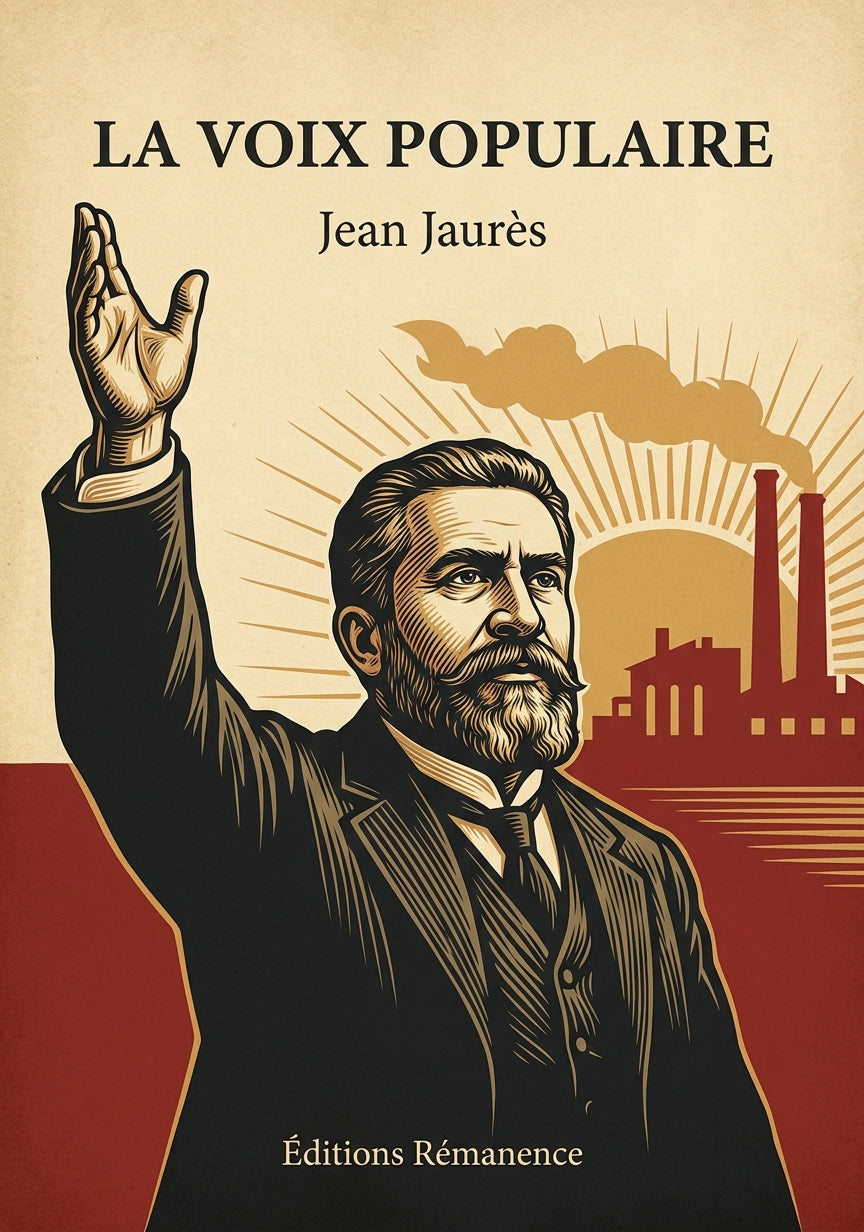 Livre La Voix populaire par Jean Jaurès - Couverture - Editions Remanence