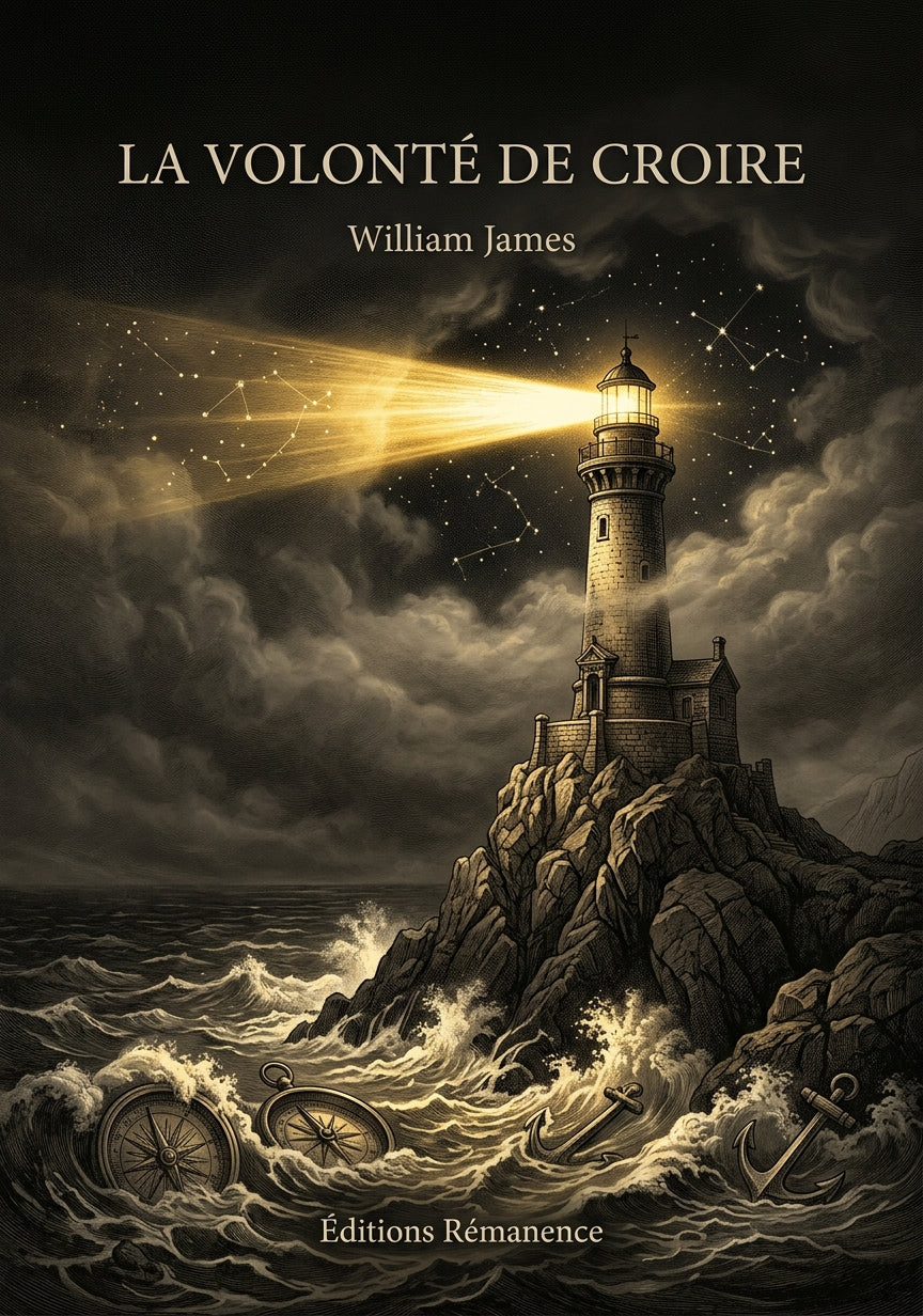 Livre La Volonté de croire par William James - Couverture - Editions Remanence