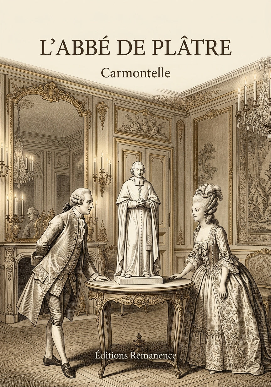 Livre L’Abbé de plâtre par Carmontelle - Couverture - Editions Remanence