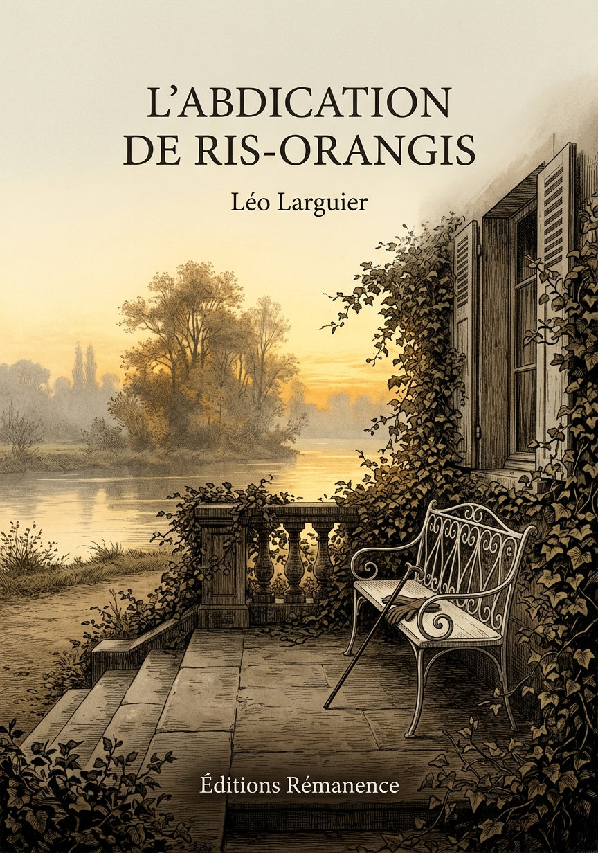 Livre L’Abdication de Ris-Orangis par Léo Larguier - Couverture - Editions Remanence