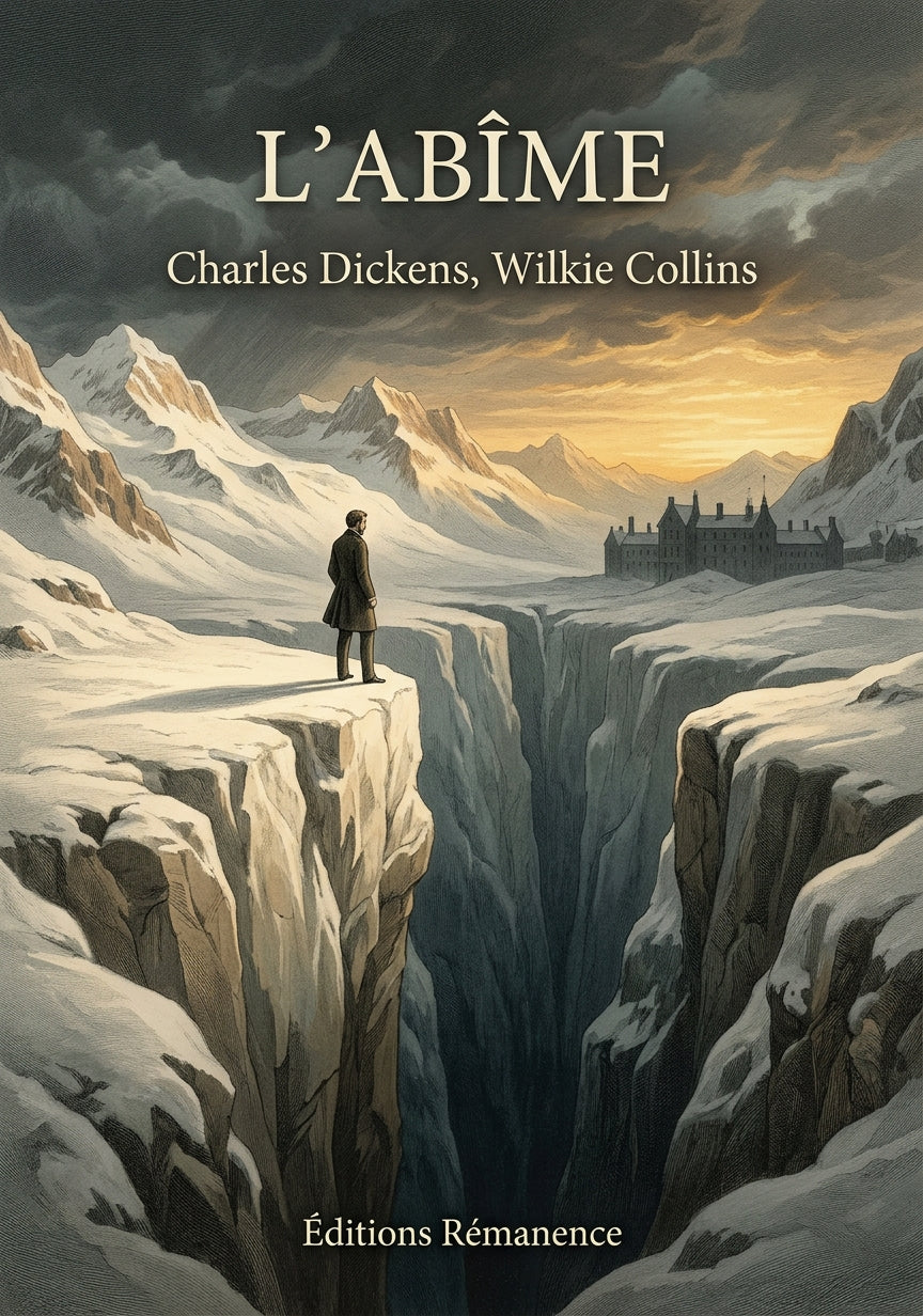 Livre L’Abîme par Charles Dickens, Wilkie Collins - Couverture - Editions Remanence